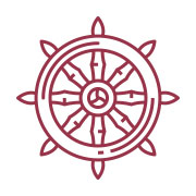 La roue du Dharma