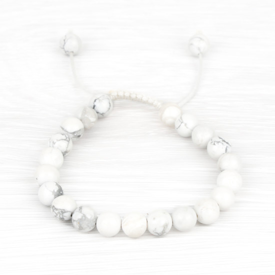 Bracelet mâlâ howlite