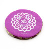 Coussin plat chakra couronne pour bol chantant tibétain - 14 cm