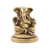 Mini statuette de Ganesh en laiton - 6 cm