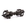 Vajra en laiton noir - 11 cm