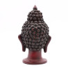 Bouddha tête en résine rouge - 15,5 cm