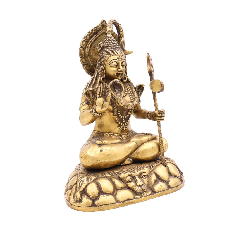 Statue de Shiva en laiton - 26 cm