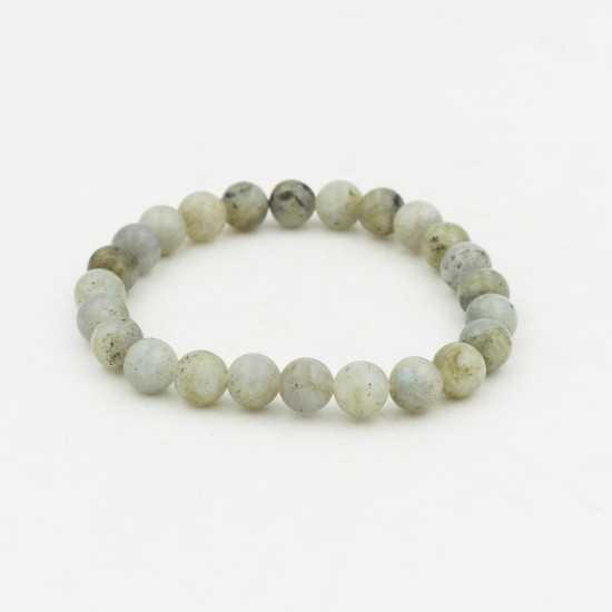 Bracelet labradorite grise