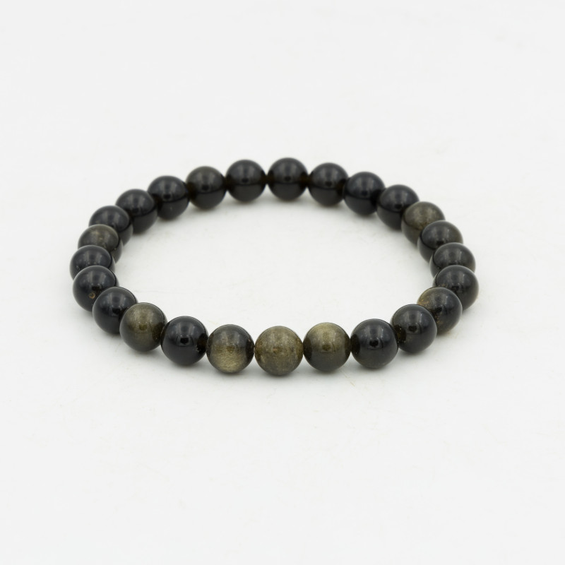 Bracelet obsidienne noire