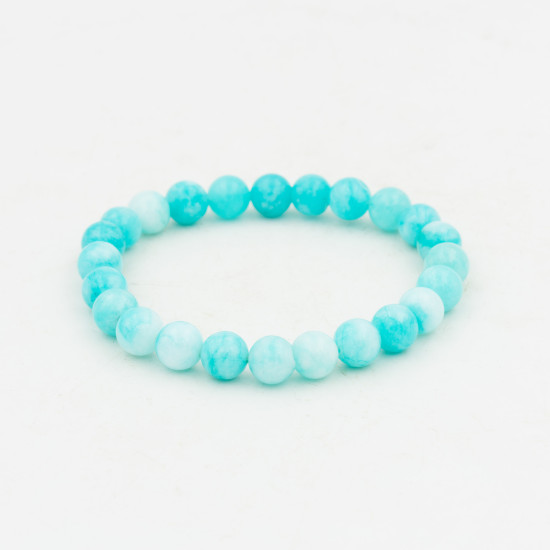 Bracelet amazonite bleu ciel