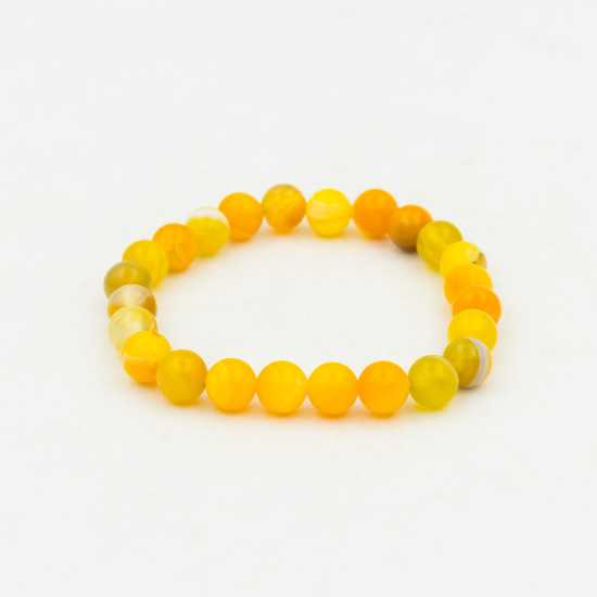 Bracelet agate jaune