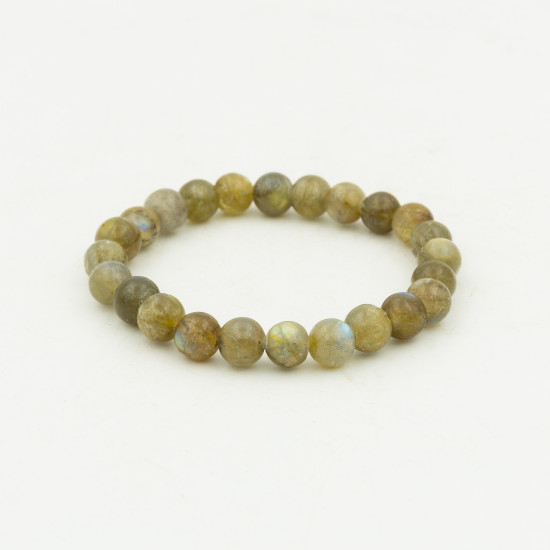 Bracelet labradorite verte