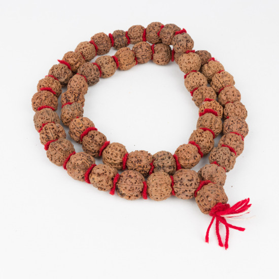 Chapelet hindou en grosses rudraksha - 54 graines