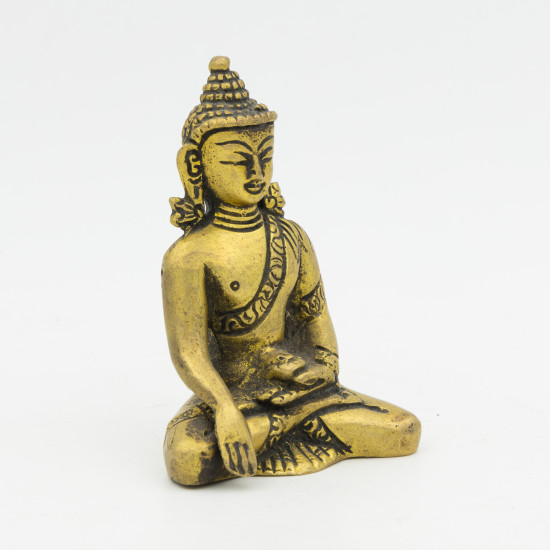 Statuette du Bouddha Gautama en laiton - 8 cm