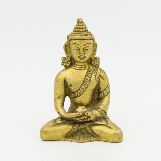 Statuette de Bouddha Amitabha en laiton - 8 cm