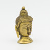 Petite tête de bouddha en laiton - 6,5 cm