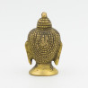 Petite tête de bouddha en laiton - 6,5 cm