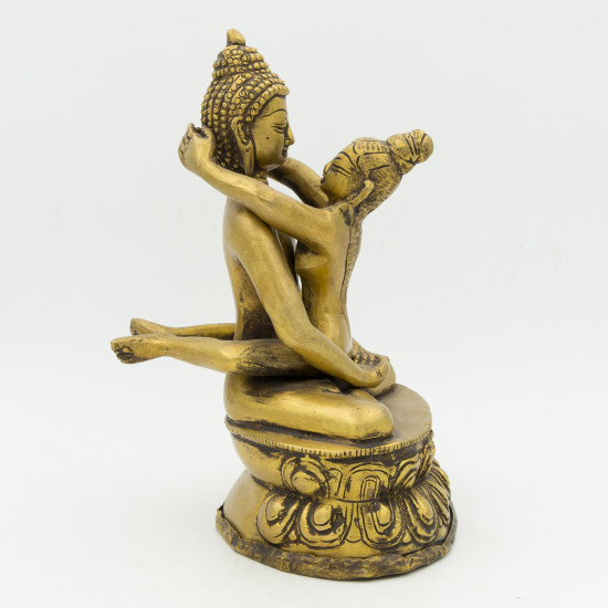 Statue de Bouddha Shakti (Samantabhadra) - 20 cm