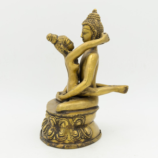 Statue de Bouddha Shakti (Samantabhadra) - 20 cm