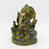 Ganesh noir - grande statue en laiton - 17 cm