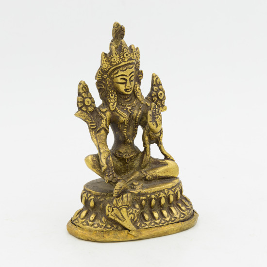 Statuette de la divinité bouddhiste Tara la verte - 10 cm