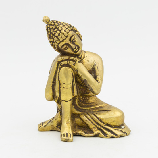 Statuette de Bouddha zen pour déco intérieur - 9,5 cm