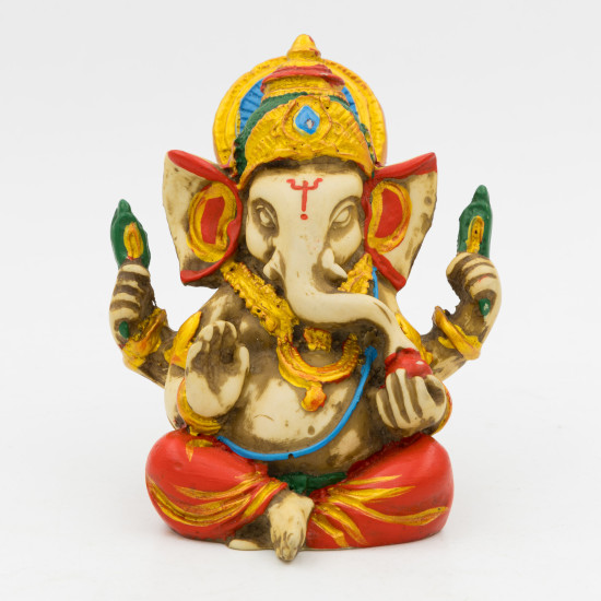 Statuette de Ganesh en résine - 8 cm