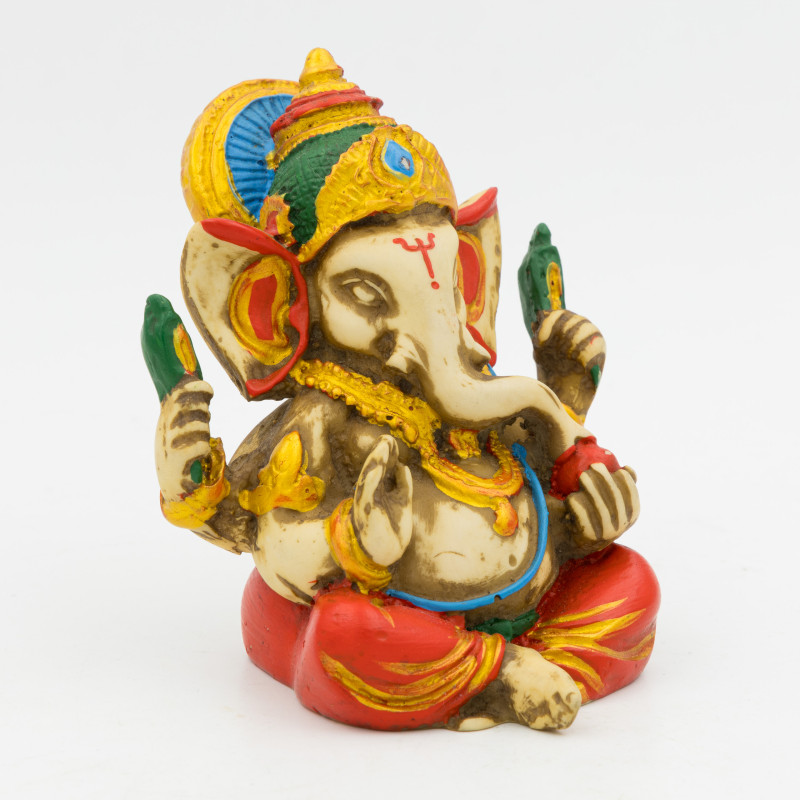 Statuette de Ganesh en résine - 8 cm