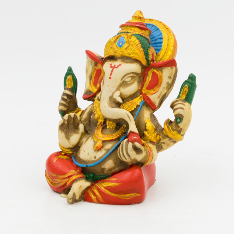 Statuette de Ganesh en résine - 8 cm