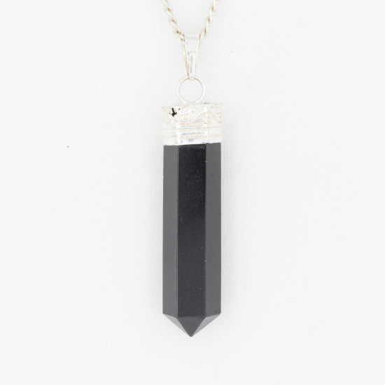 Pendentif tourmaline noire