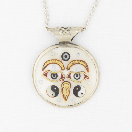 Pendentif des yeux du Bouddha