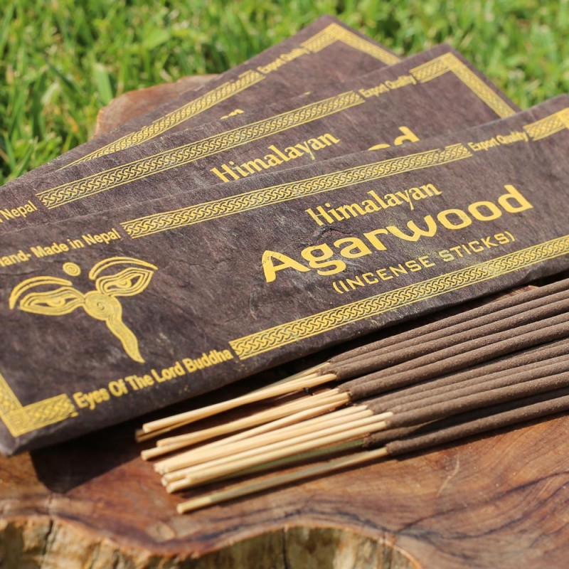 Bâtonnets d'encens bois d'agar - Oud - Agarbatti naturel