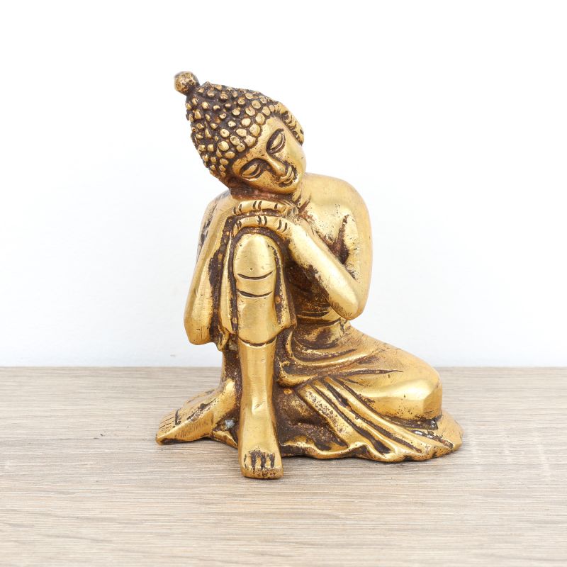 décoration intérieure en bronze de la statue de bouddha dans le