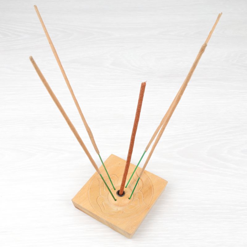 Support de brûleur pour bâtons de corde, support en bois pour bâtons de  Yoga de Spa, plaque de receveur, cône de plat, plateau Zen, assiettes à  l'envers, arôme d'aromathérapie - AliExpress