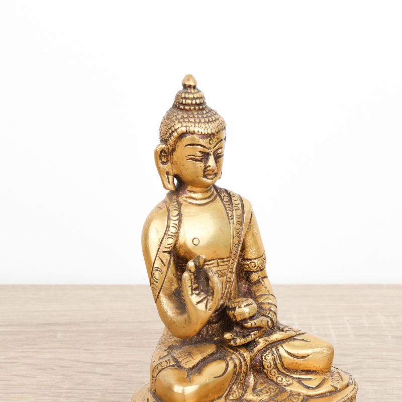 Statuette bouddha bois