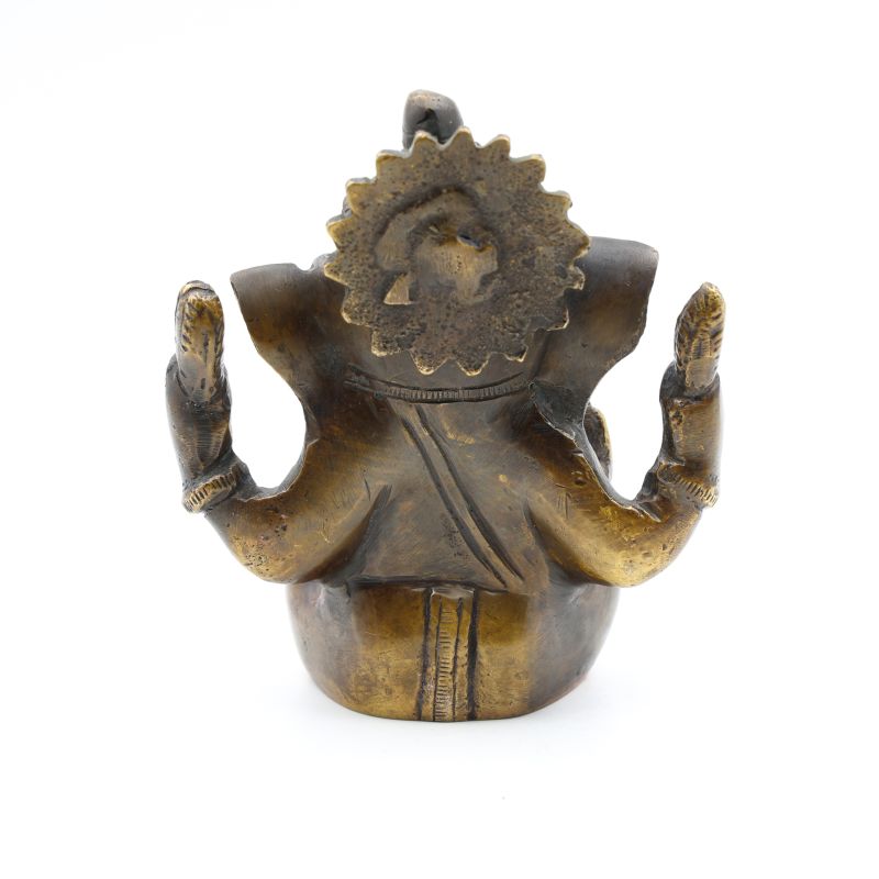 Statuette de Ganesh le dieu hindou à tête d’éléphant - 11 cm